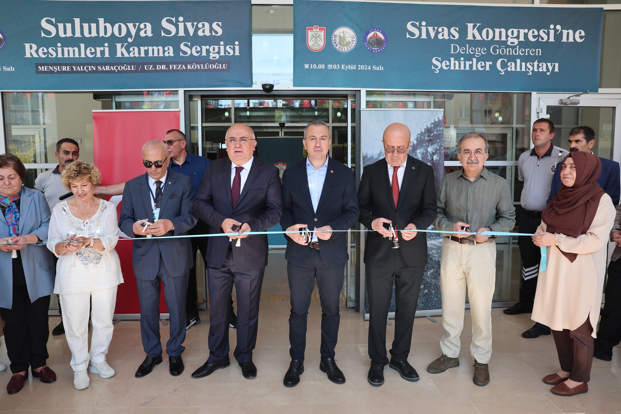 ‘Suluboya Sivas Resimleri Karma Sergisi’ düzenlendi