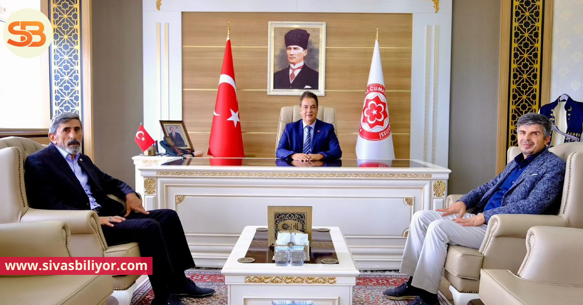 Sivas Ziraat Odası Yönetiminden Rektör Prof. Dr. Ahmet Şengönül’e Hayırlı Olsun Ziyareti