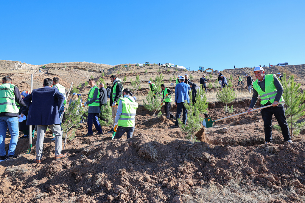 MEVSİMLİK İŞÇİLER ADINA HATIRA ORMANI OLUŞTURULDU MEVSİMLİK İŞÇİLER ADINA HATIRA ORMANI OLUŞTURULDU