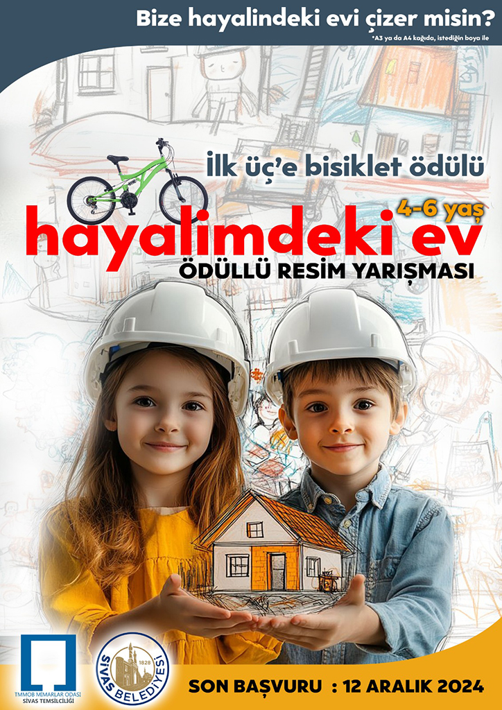 ÇOCUKLARA ÖZEL “HAYALİMDEKİ EV” RESİM YARIŞMASI BAŞLIYOR