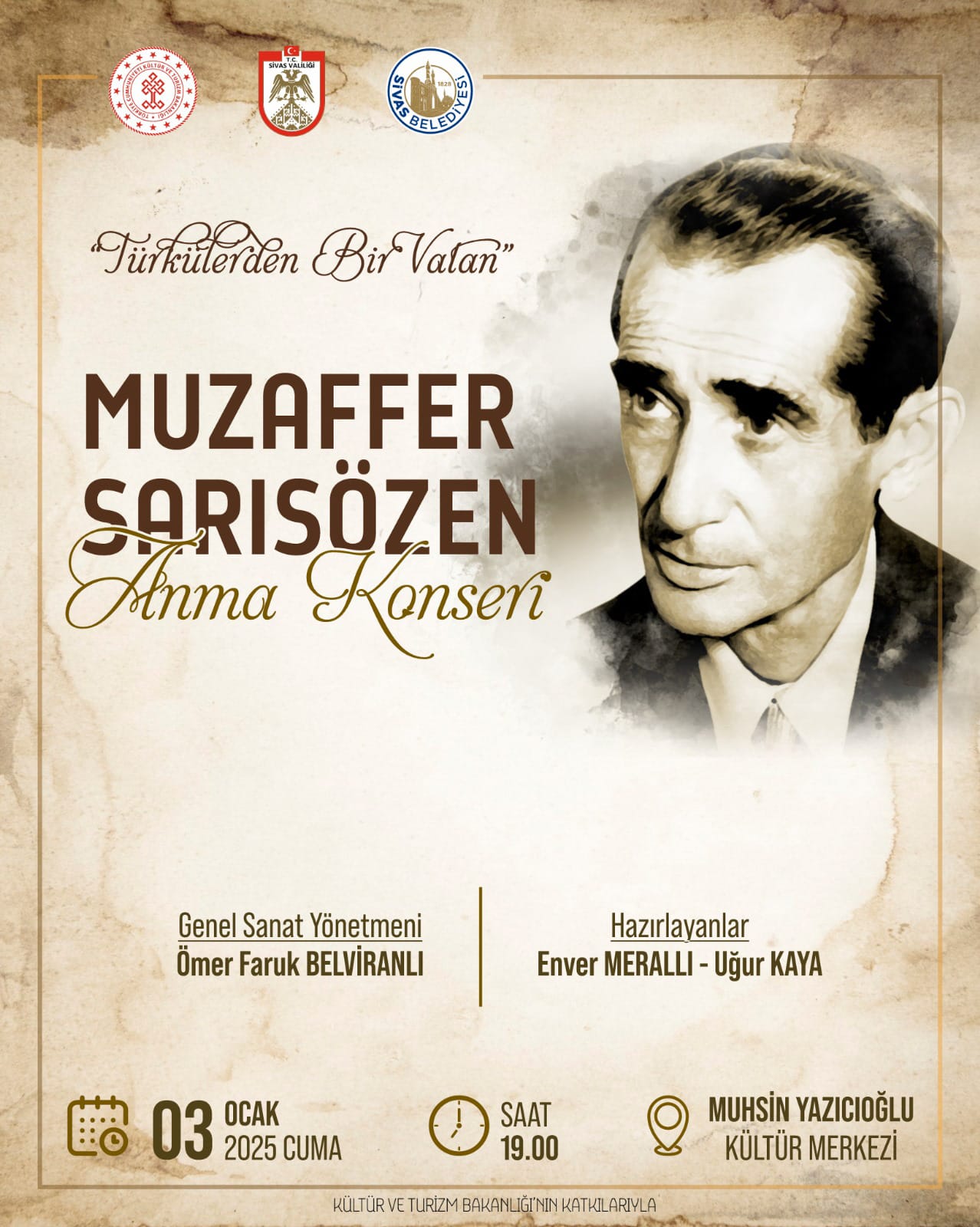 Muzaffer Sarısözen Türkülerle anılacak