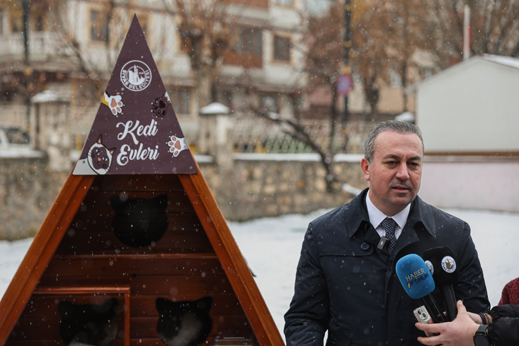 KIŞ GÜNLERİNDE KEDİLER İÇİN SICAK YUVA KIŞ GÜNLERİNDE KEDİLER İÇİN SICAK YUVA