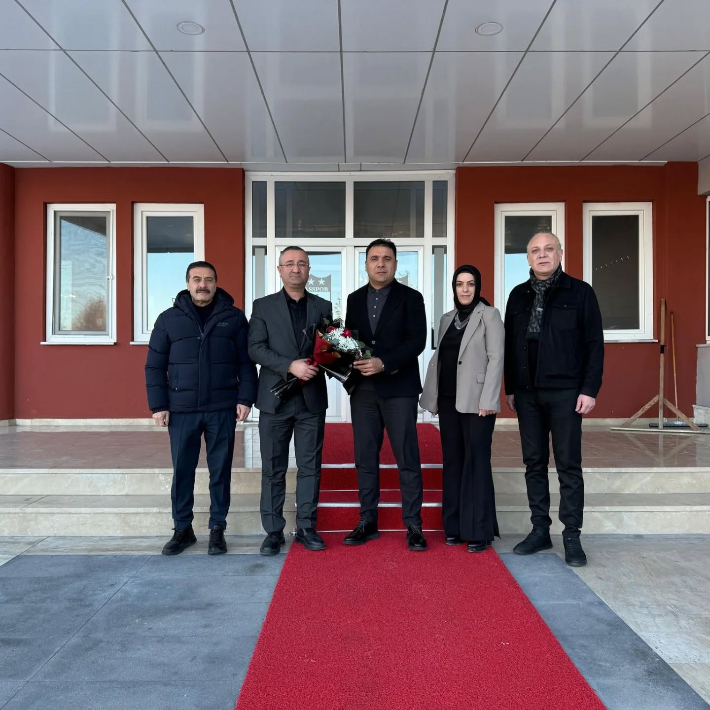 CHP Merkez İlçe Başkanı Ergüder Sümbüloğlu Sivasspor Başkanı Bahattin Eken'i ziyaret etti