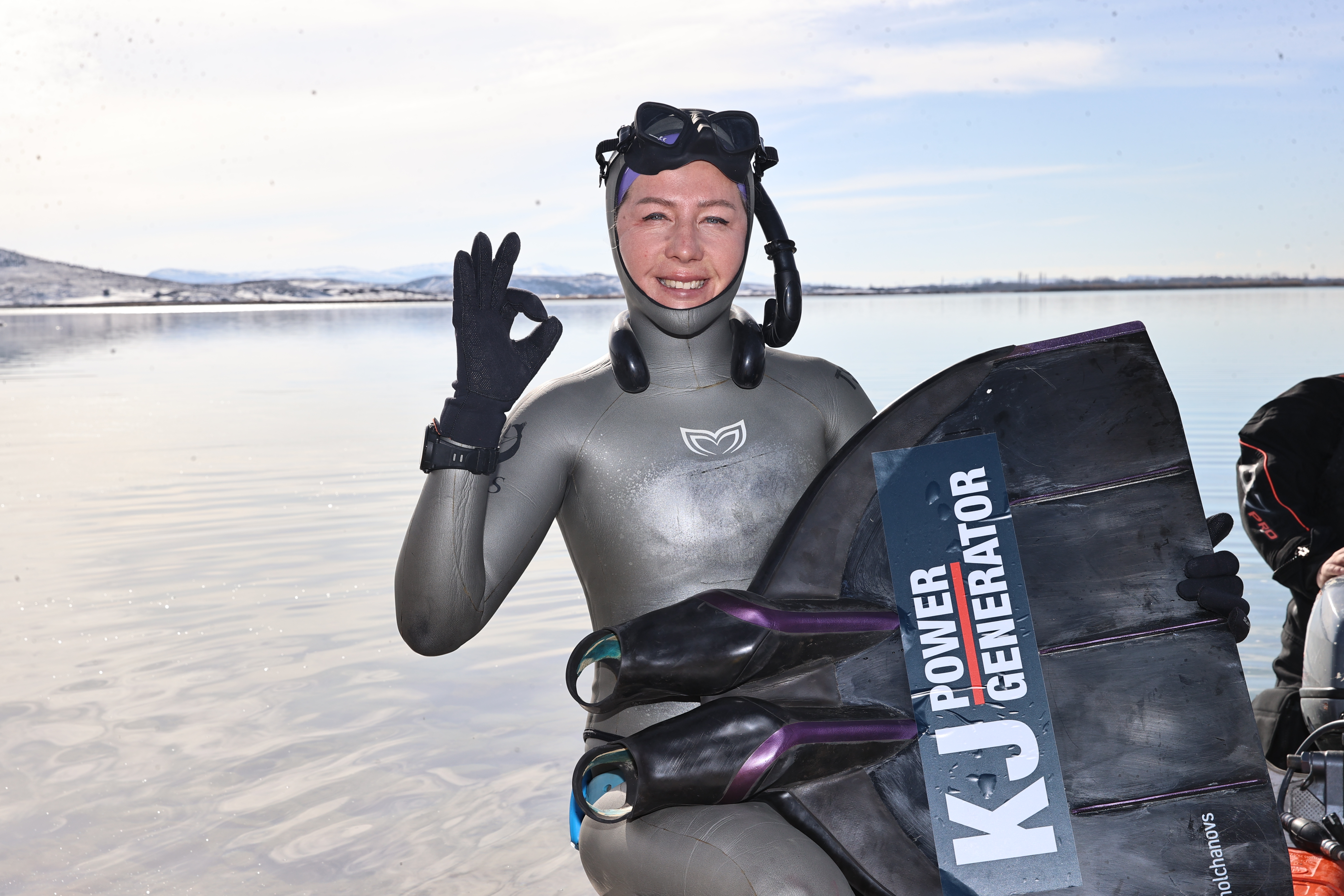 Tödürge Gölü’nde Tarihi Rekor Denemesi