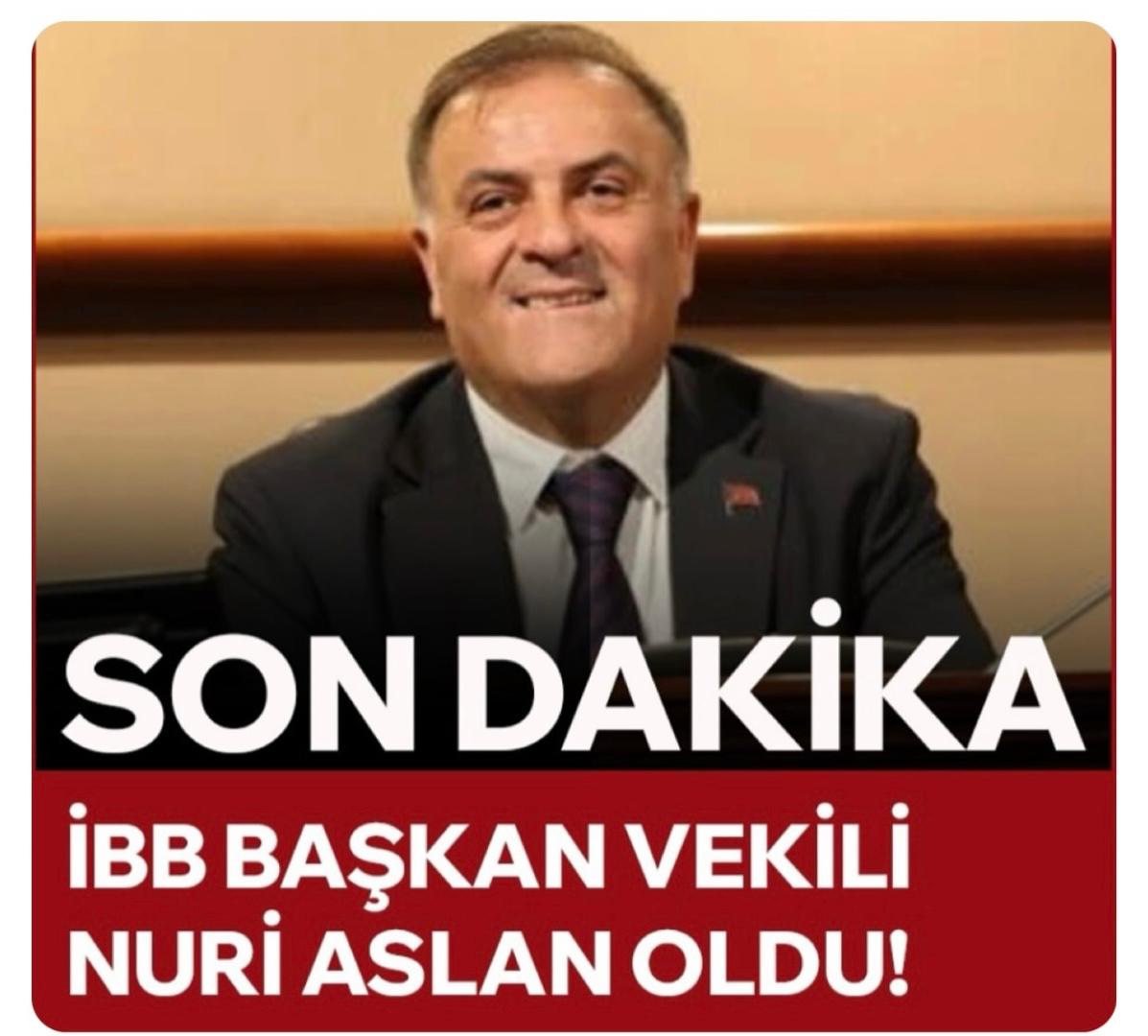 Hemşerimiz Nuri Aslan İBB Başkan Vekili oldu