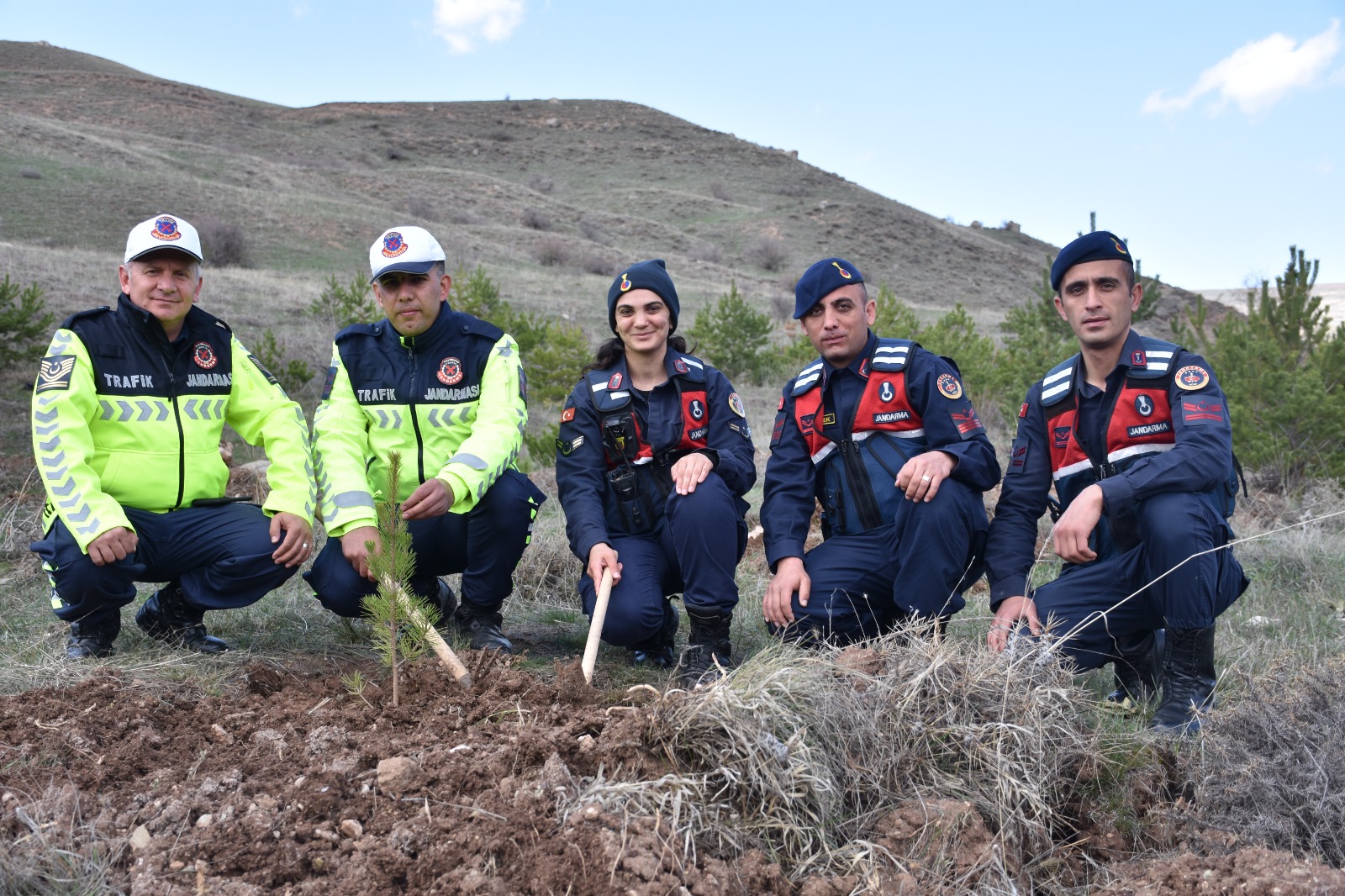 10 Nisan Polis Haftası nedeniyle Polis Hatıra Ormanı'na fidan dikildi