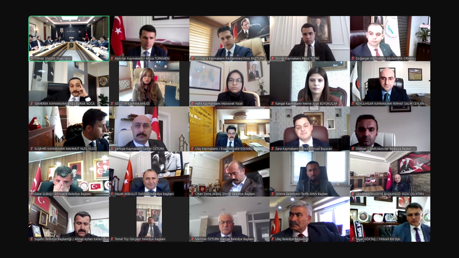 Sivas'ta Hayvanları Koruma Kurulu Toplantısı Gerçekleştirildi