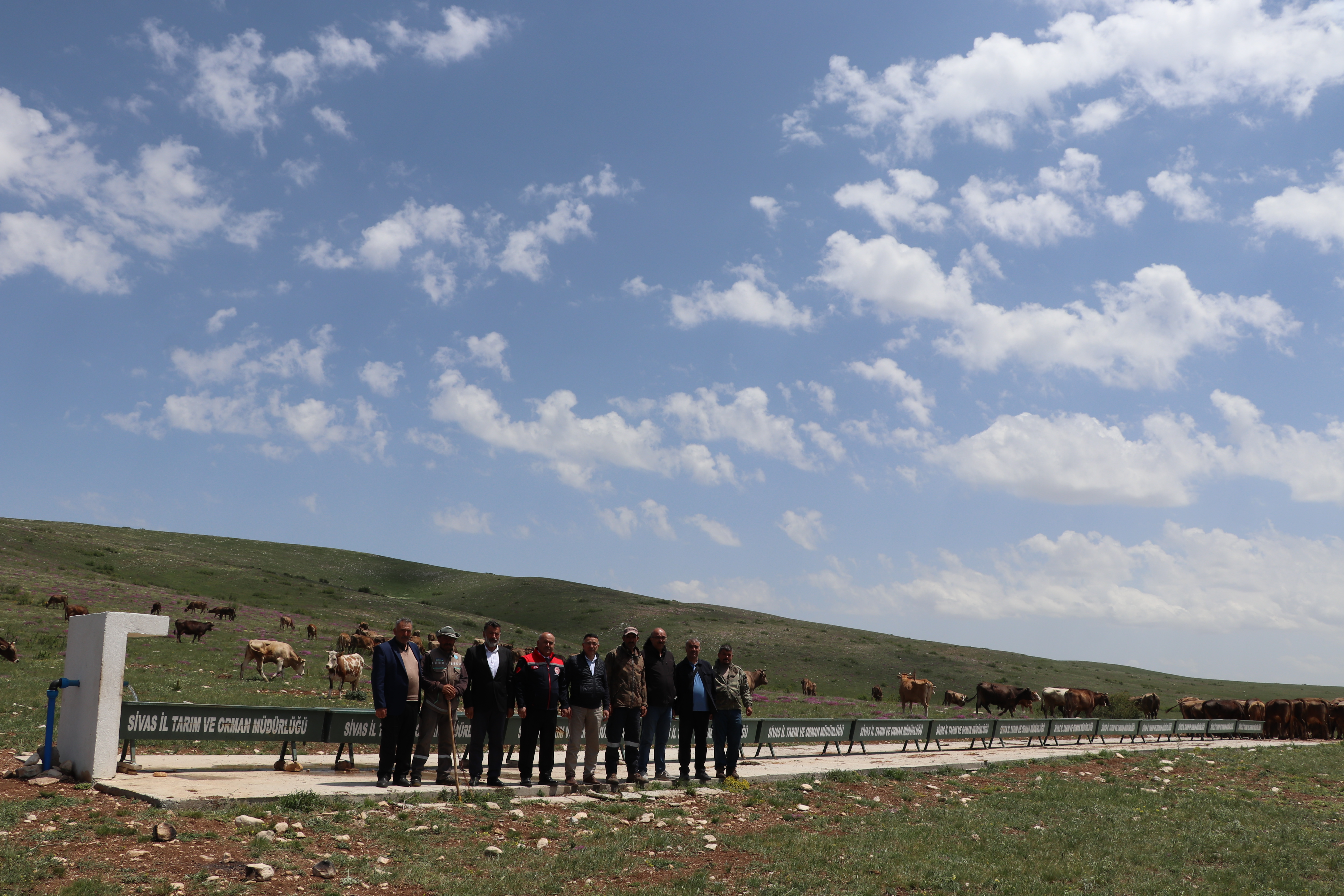 Kangal İlçesi Deliktaş Köyünde Mera Islahı Projesi Hayata Geçti