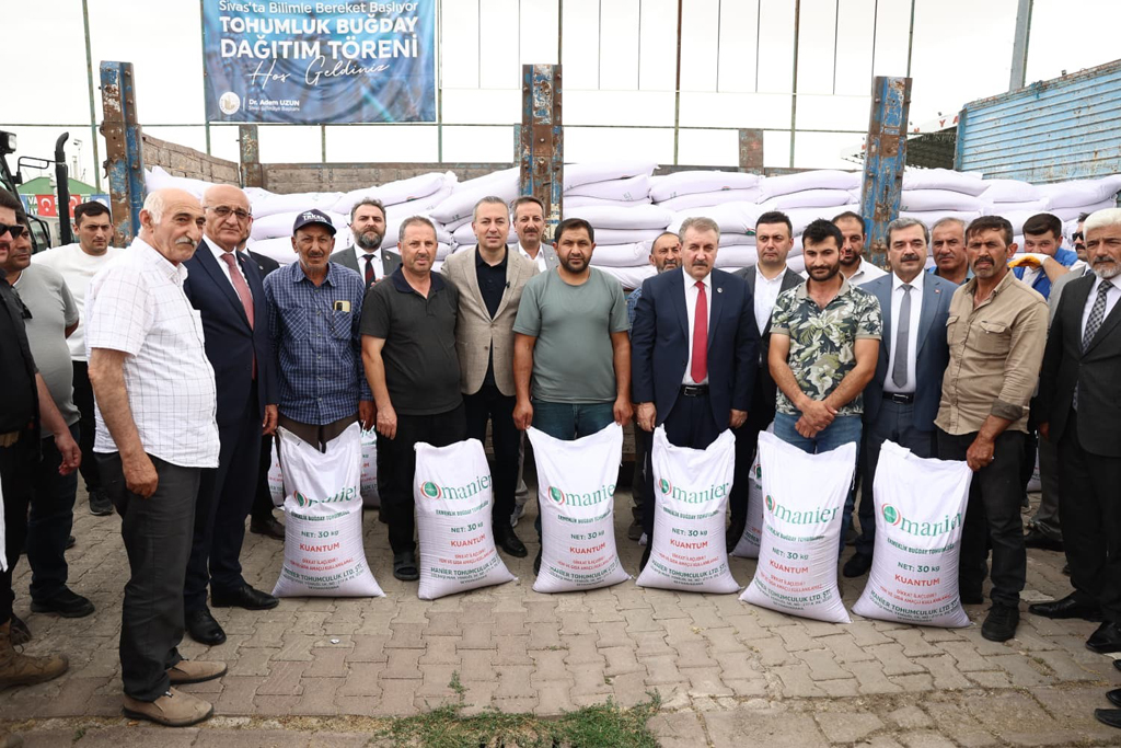SİVAS BELEDİYESİ’NDEN ÇİFTÇİLERE YERLİ TOHUM DESTEĞİ