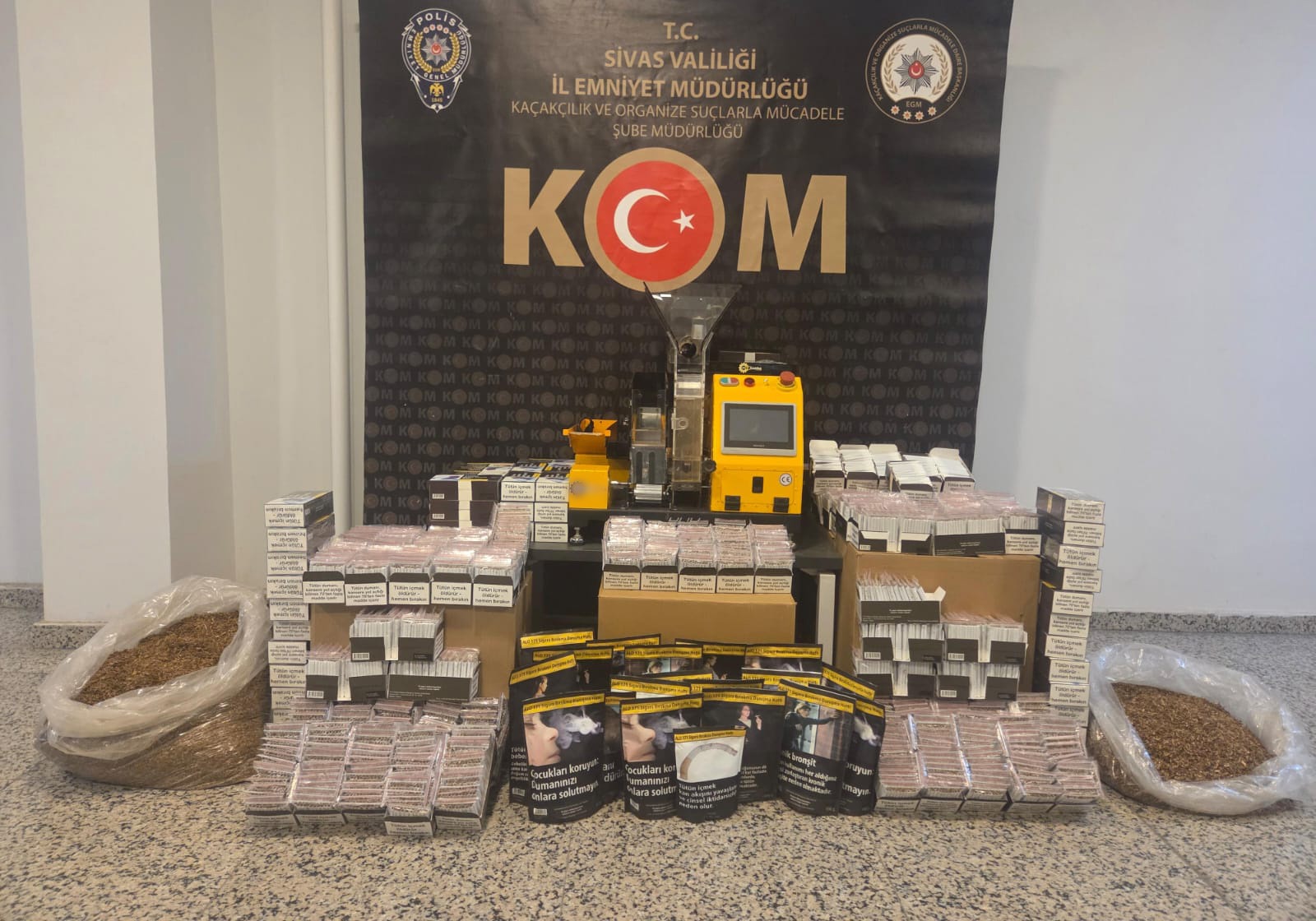 SAHTE/KAÇAK ALKOL VE TÜTÜN MAMULLERİ  KAÇAKÇILIĞI OPERASYONU