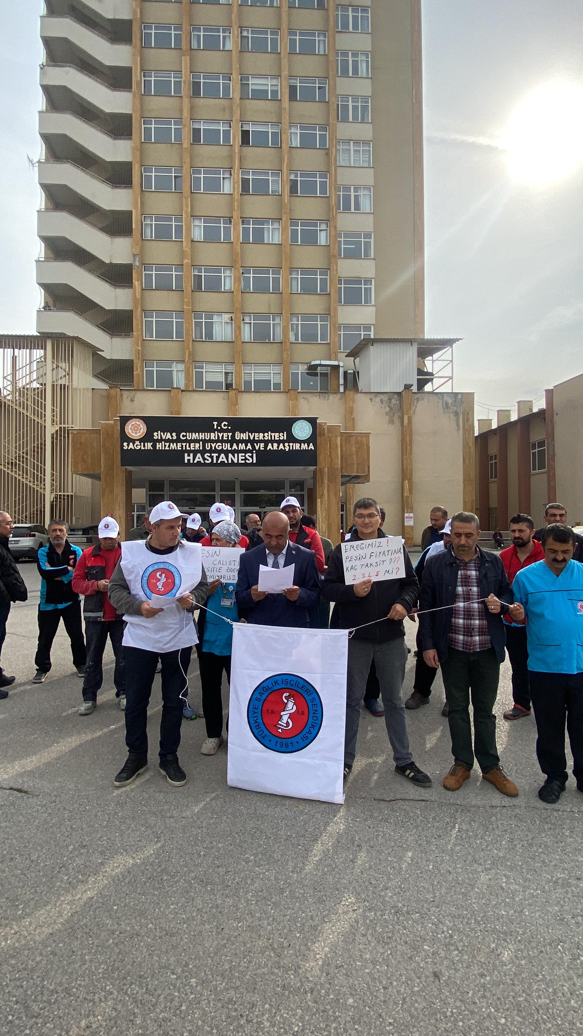 Sefer Topçu "Sivas Cumhuriyet Üniversitesi Çalışanları Hak Ettikleri Alacakları Alamıyor