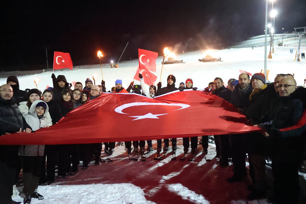 Yıldız Dağı sezonu Gece Kayağıyla yaptı Yıldız Dağı sezonu Gece Kayağıyla yaptı