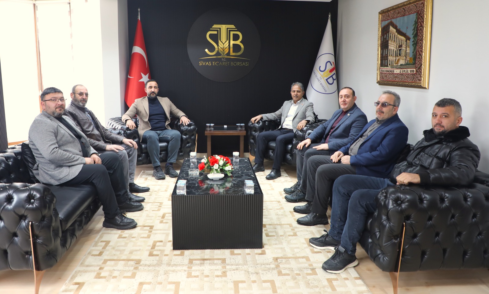 Büyük Birlik Partisi Merkez İlçe Yönetiminden Borsaya Ziyaret