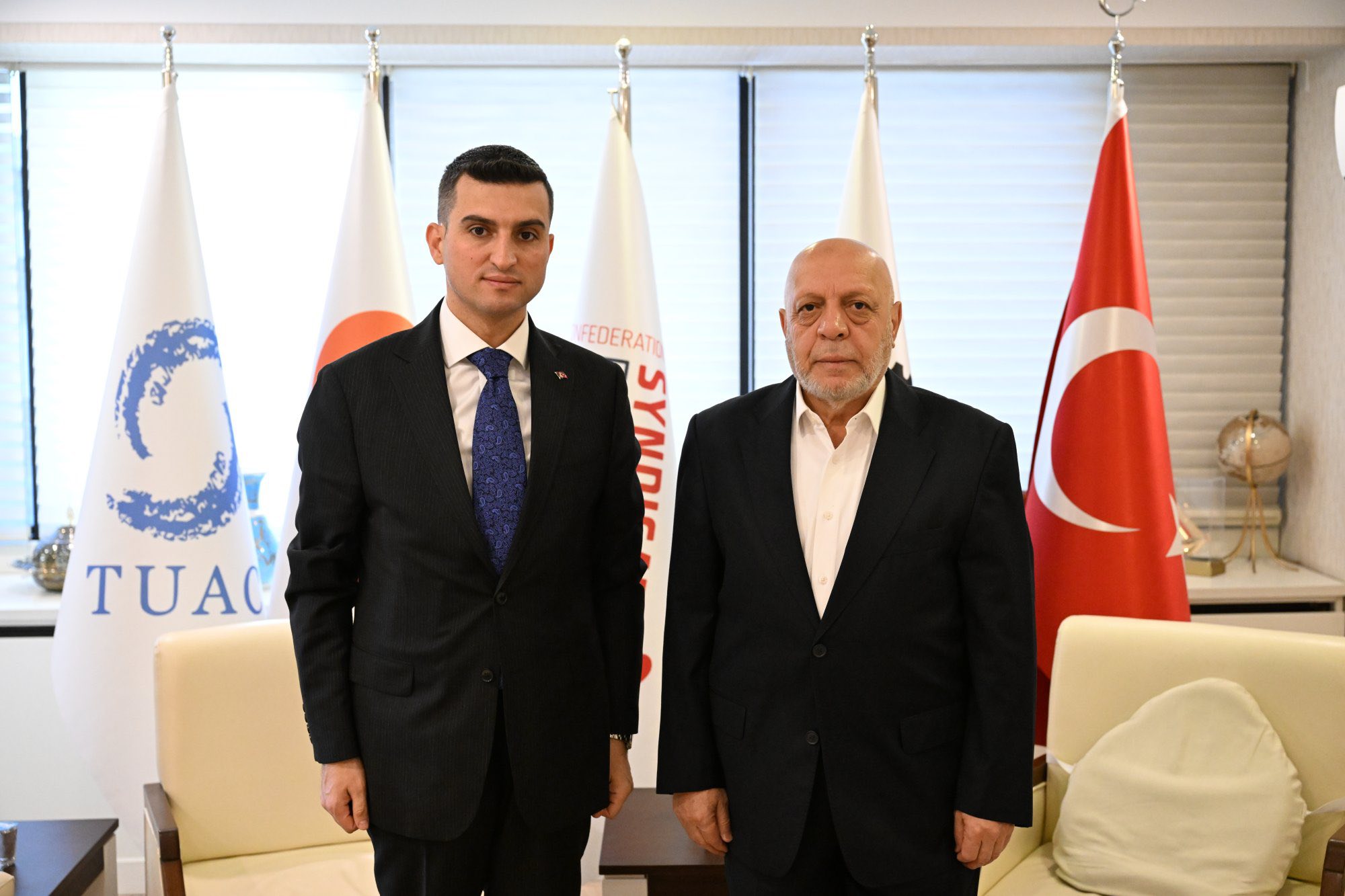 VALİ YARDIMCISI YEŞİLYURT’TAN HAK-İŞ GENEL BAŞKANI ARSLAN’A ZİYARET