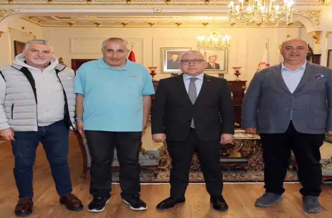 100. Yıl Gazeteciler Derneği Heyetinden Sivas Valisi Yılmaz Şimşek’e Ziyaret