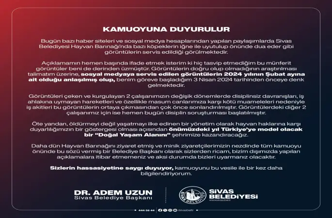 Belediye Başkanı Adem Uzundan Eleştirilere yanıt
