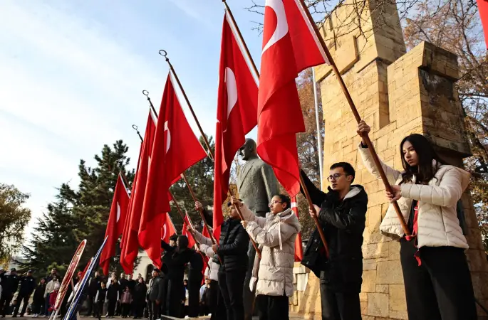 Atatürk'ün Vefatının 86.Yıl Dönümü Törenlerle anıldı