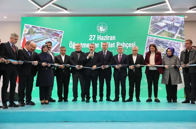 27 HAZİRAN ÖĞRETMENLER MİLLET BAHÇESİ AÇILDI