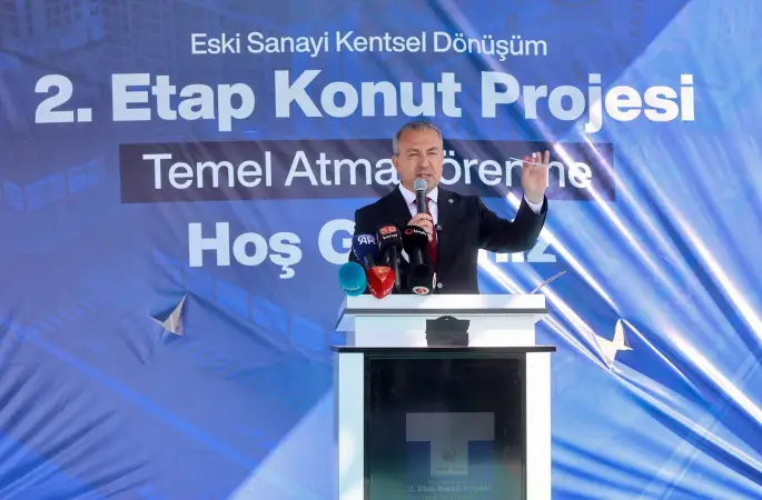 Eski Sanayi Bölgesi’nde 2. Etap Konut Projesinin Temeli Atıldı.