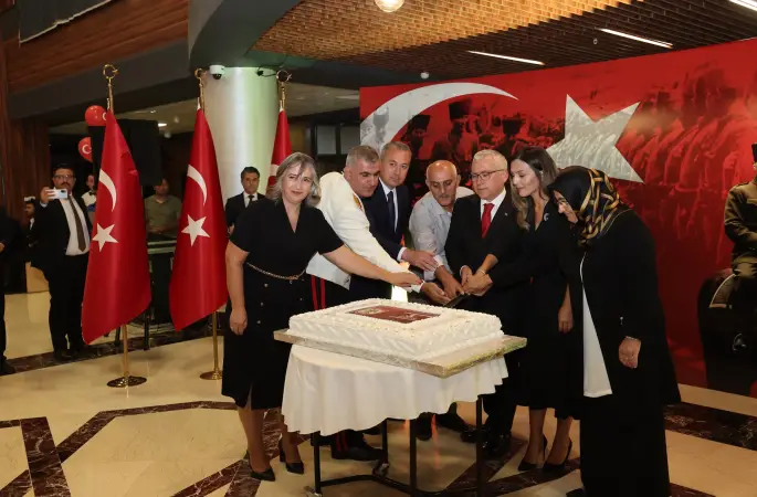 30 Ağustos Zafer Bayramı‘nın 103. yıl dönümü münasebetiyle resepsiyon düzenlendi