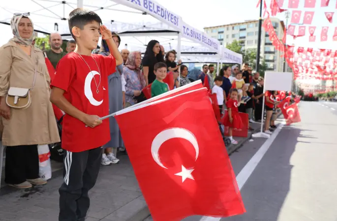 Sivas'ta 30 Ağustos Zafer Bayramı coşkusu yaşandı