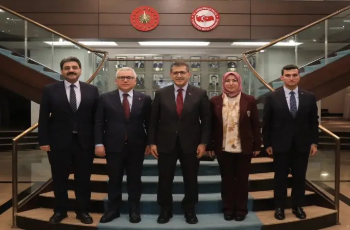 Cumhurbaşkanlığı Strateji ve Bütçe Başkanı  İbrahim Şenel ziyaret edildi