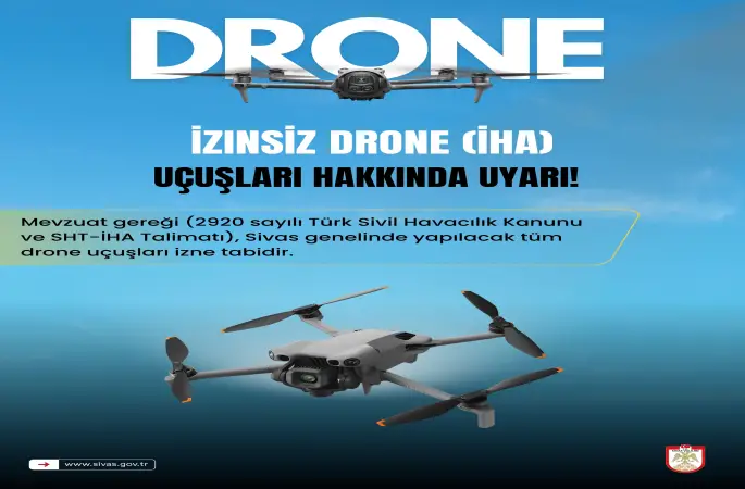 İzinsiz Drone (İHA) Uçuşları Hakkında Uyarı