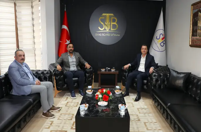 Şakir Öner Öztürk’ten Sivas Ticaret Borsası’na Veda Ziyareti