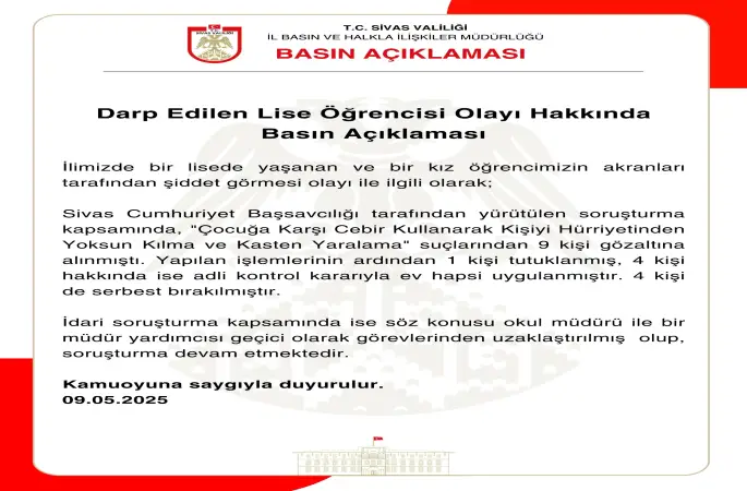 | Darp Edilen Lise Öğrencisi Olayı hakkında