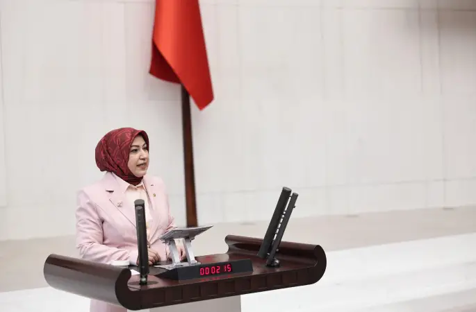 AK Parti Kadın Kolları Genel Başkan Yardımcısı, Sivas Milletvekili Rukiye Toy 2 Temmuz Olayları vesilesiyle DEM Parti Grup Önerisi üzerine AK Parti Grubu adına Genel Kurul’da söz aldı