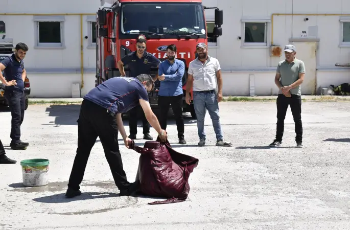 SİVAS OSB PERSONELİNE İTFAİYE EĞİTİMİ VE TATBİKATI