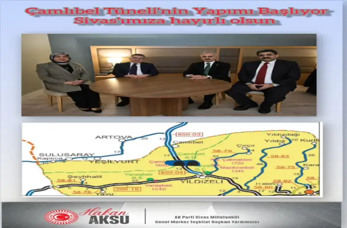 AK Parti Sivas Milletvekilleri Hakan Aksu ve Rukiye Toy, Sivas’ın ulaşım altyapısını güçlendirecek önemli bir yatırımın daha hayata geçirildiğini duyurdu