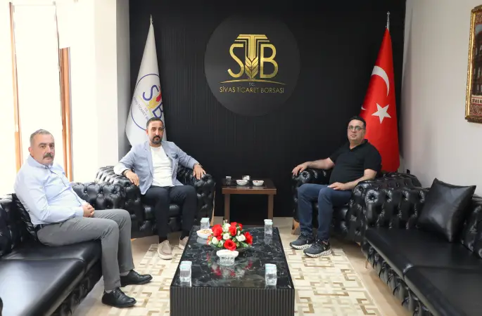 ALDER Başkanı Mahmut Güzel'den Sivas Ticaret Borsası'na Ziyaret