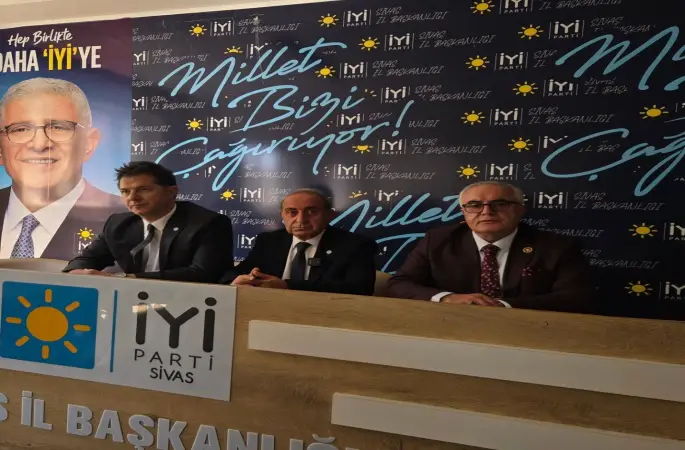İyi Parti Sivas Merkez İlçe Başkanı Çetin Yüzer