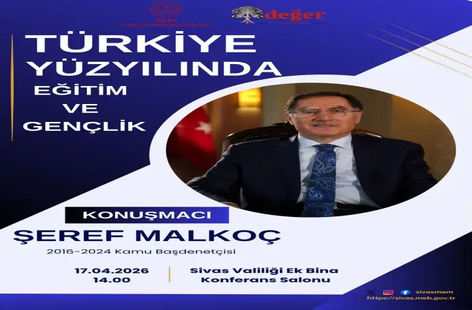 Kamu Başdenetçisi ve hukukçu Şeref Malkoç konferans verecek