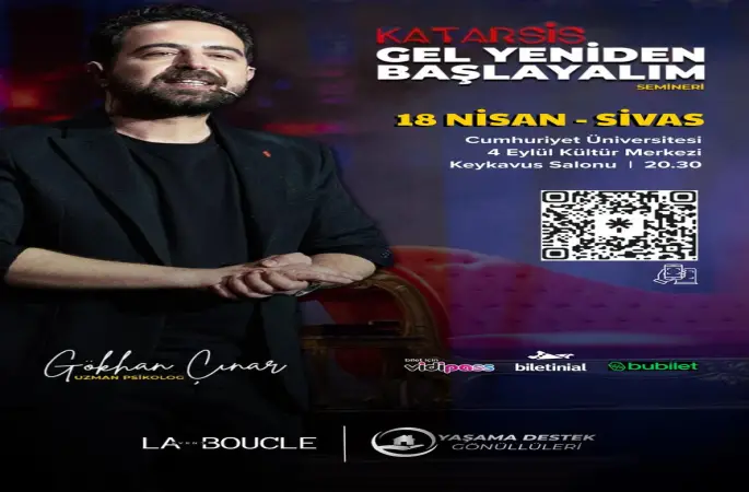 Katarsis Gökhan Çınar Sivas'a geliyor