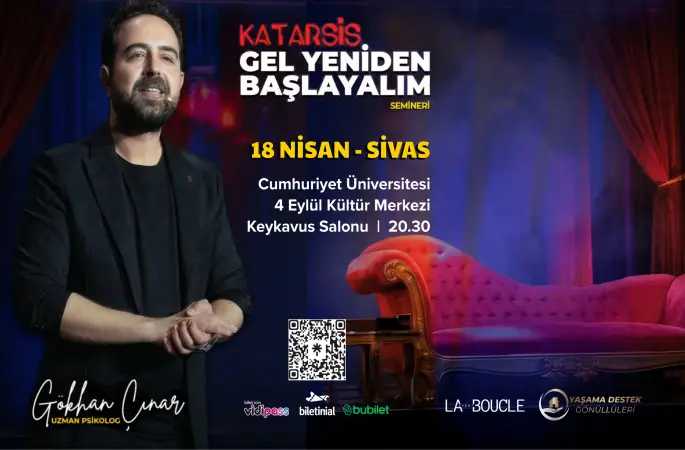 Katarsis Gökhan Çınar Sivas'a geliyor