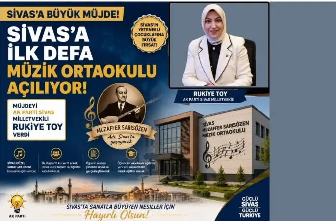 MUZAFFER SARISÖZEN MÜZİK ORTAOKULU AÇILIYOR