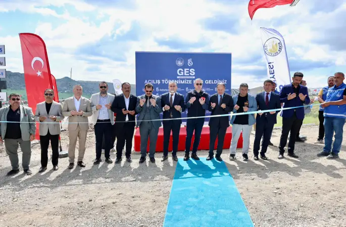 ÖZBELSAN GÜNEŞ ENERJİ SANTRALİ HİZMETE AÇILDI