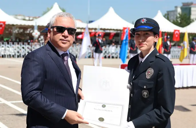 Polis Adaylarının Mezuniyet Sevinci