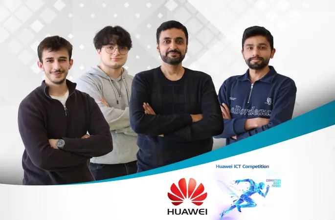 SBTÜ ÖĞRENCİLERİ HUAWEİ ICT COMPETİTİON AVRUPA BÖLGE FİNALLERİNE YÜKSELDİ