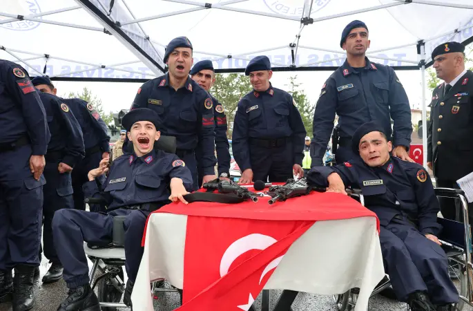 Sivas İl Jandarma Komutanlığı'nda Temsili Askerlik Töreni Düzenlendi