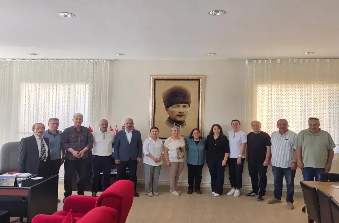 Sivas Muhtarlarından Muharrem Ayı nedeniyle Hacı Bektaşı Kültür Vakfına ziyaret