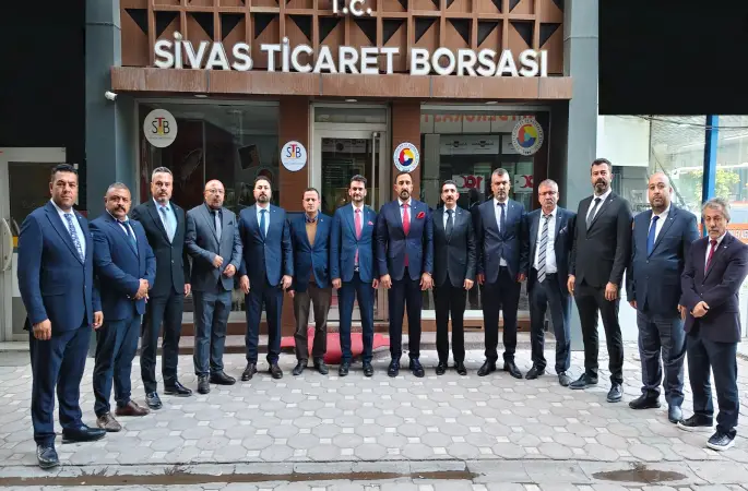 Sivas Ticaret Borsası’nda Yeni Dönem: Başkanlar Güven Tazeledi