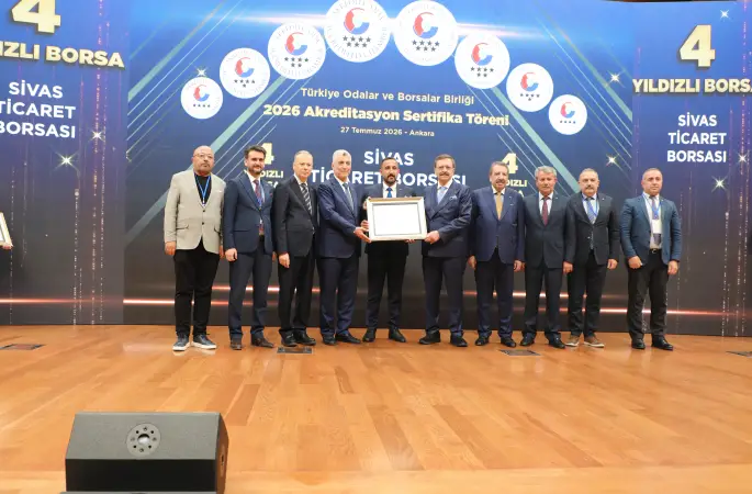 Sivas Ticaret Borsası’nın Hizmet Kalitesi TOBB Akreditasyonu ile Tescillendi