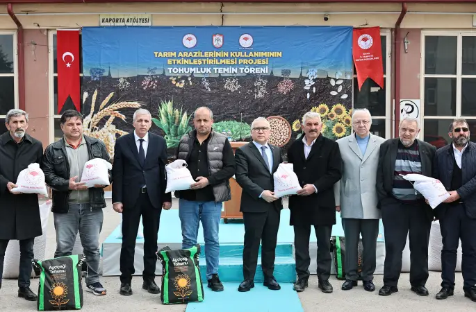 Sivas'ta TAKE Projesi Kapsamında Tohumluk Dağıtımı Gerçekleştirildi