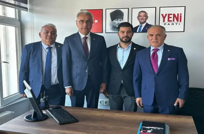 STSO Yönetiminden Yeni Parti Sivas Örgütüne Hayırlı Olsun Ziyareti