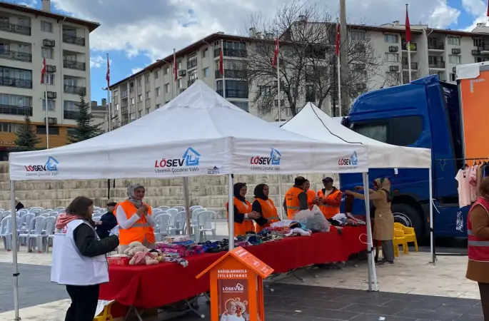 Umut Taşıyan Tır Sivas’a Ulaştı