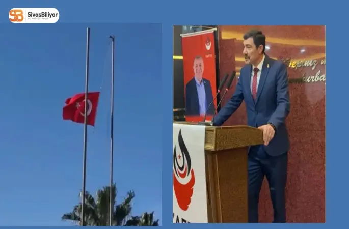 YAŞAR SİNAN SARIDAN BAYRAK TEPKİSİ