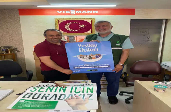 YEŞİLAY SİVAS ŞUBESİNDEN YEŞİLAY ELÇİLERİ PROJESİ KAPSAMINDA ESNAF ZİYARETLERİ